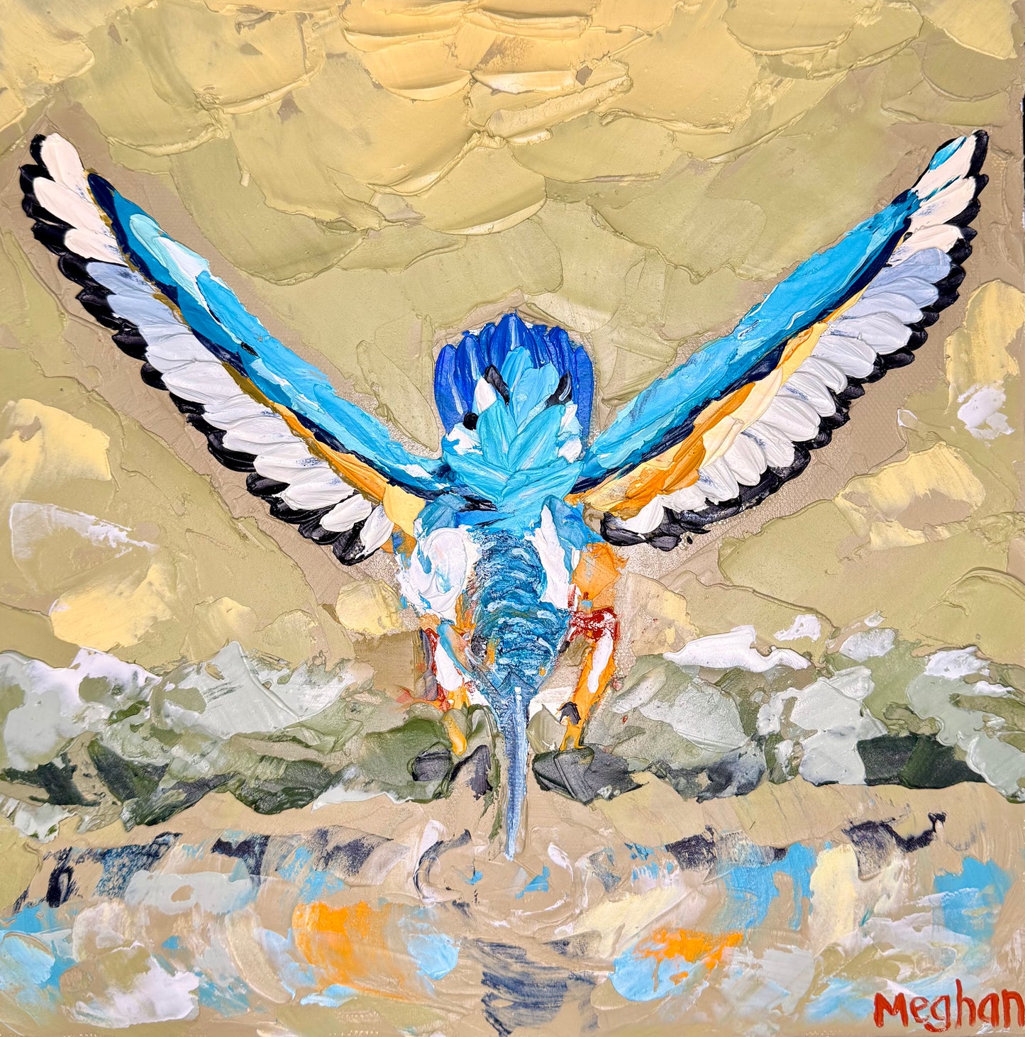 Kingfisher with Reflection