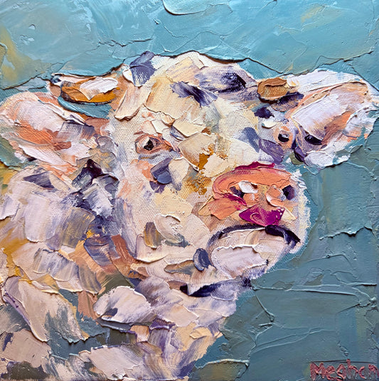 Cow with Turquoise